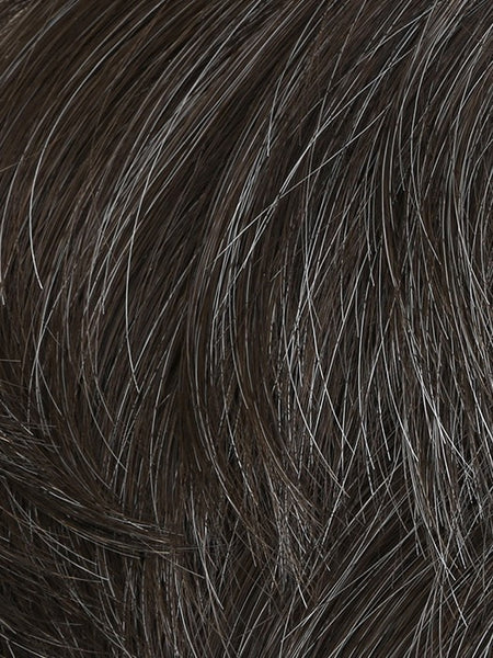 EDGE-Men's Wigs-HIM-M34S | Medium Brown With 10% Grey Blend-SIN CITY WIGS