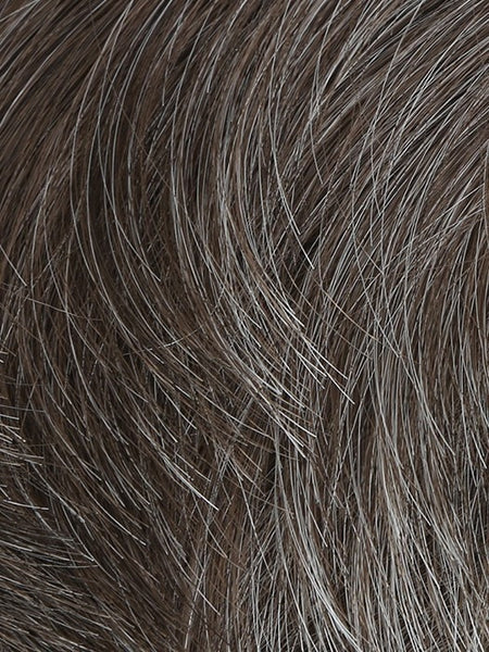 EDGE-Men's Wigs-HIM-M36S | Light Ash Brown With 20% Grey Blend-SIN CITY WIGS