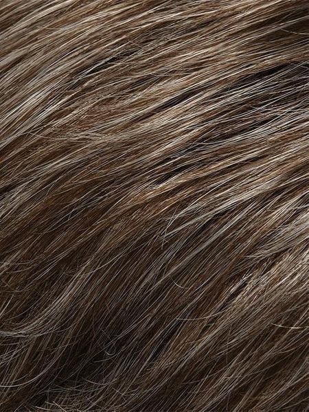GABRIELLE PETITE-Women's Wigs-JON RENAU-39F38 ROASTED CHESNUT | Light Natural Ash Brown with 75% Grey Front, graduating to Medium Brown with 35% Grey Nape-SIN CITY WIGS